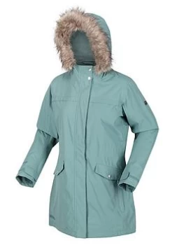 Image of Regatta Serleena II Waterproof Insulated Jacket - Green, Size 10, Women
