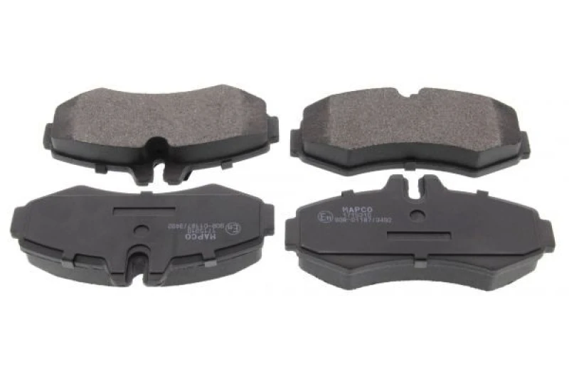 Image of MAPCO 6522 Brake pad set Front Axle, with anti-squeak plate Brake Pad Set,disc brake (402)