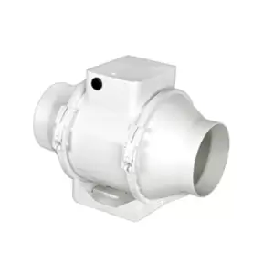 image of Airflow AV100T Aventa 100mm Mixed Flow Inline Fan with Timer - 235190