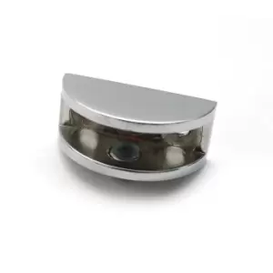 Image of GTV Small Plated Shelf Bracket Glass Shelf Support 5 - 8mm Thickness Shelves - C