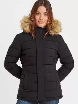 image of TOG24 Helwith Polyfill Jacket, Black, Size 12, Women