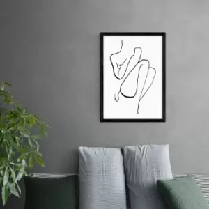Image of East End Prints Calm Print Black and white