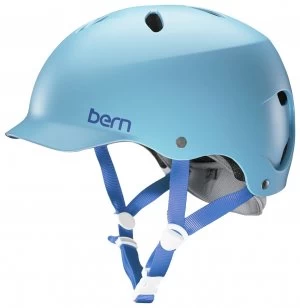 Image of Bern Lenox EPS Summer Helemt Satin Light Blue