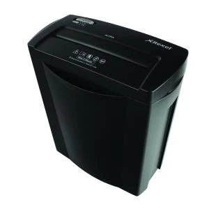 image of Rexel Alpha Cross-Cut Shredder Black Silver RM25511