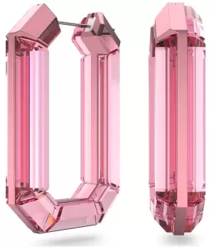 Image of Swarovski 5633955 Lucent Hoop Earrings Pink Jewellery