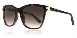 image of Guess GU7499-S Sunglasses Dark Havana 52F 55mm