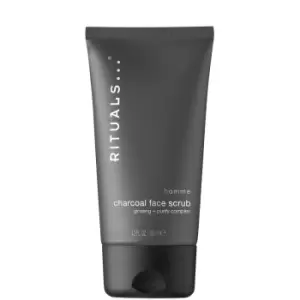 image of Rituals Homme Charcoal Face Scrub 125ml