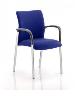 image of Academy Fully Bespoke Fabric Chair with Arms Stevia Blue