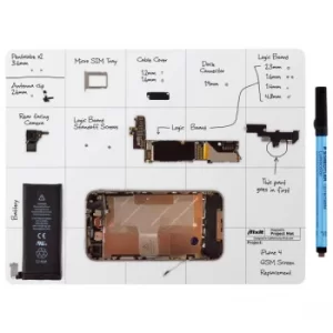 image of iFixit EU145167-4 Magnetic Project Mat 25.4 x 20.32 x 0.25cm