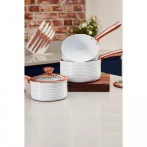 image of Tower Linear 3 Piece Saucepan Set