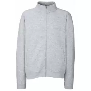 Image of Fruit Of The Loom Mens Sweatshirt Jacket (2XL) (Heather Grey)