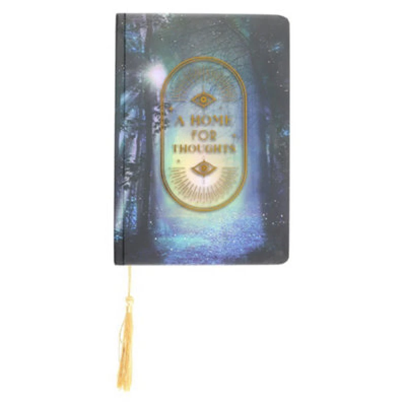Image of Something Different Something Different Home For Thoughts A5 Notebook in Blue Blue One Size Unisex 5063693745233