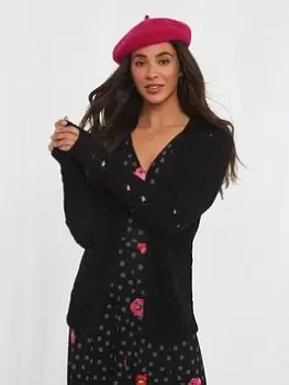 Image of Joe Browns Perfect Slouchy Cardigan -black, Black, Size 10, Women
