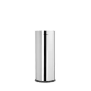 image of Brabantia ReNew Toilet Roll Dispenser - Brilliant Steel