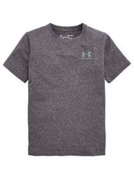 Image of Urban Armor Gear Boys Cotton T Shirt Grey Black Size 13 Years