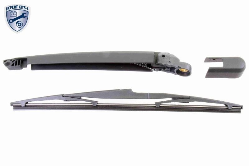 Image of VAICO V40-1834 Wiper Arm Set, window cleaning with integrated wiper blade PBT, GRP (Glass fibre Reinforced Plastic) Wiper Arm Set,window cleaning (654