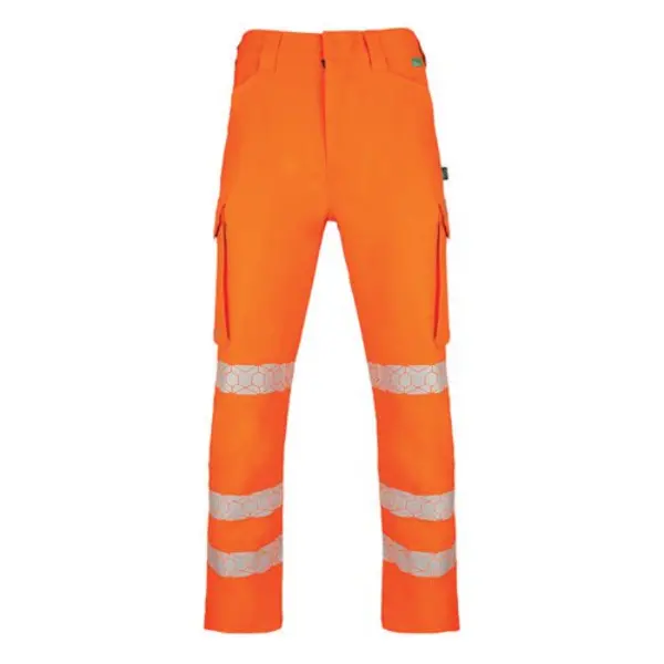 Image of Beeswift Envirowear Beeswift Envirowear High Visibility Trousers Orange 34 EWCTROR34