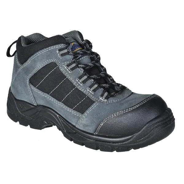 Image of Portwest Compositelite Trekker Safety Hiker Boots FC63BKR37 Colour: Black / Grey