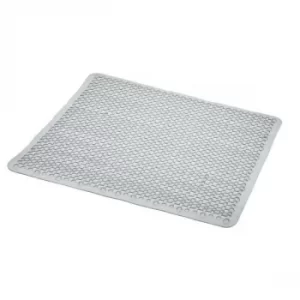 image of Blue Canyon Grid Shower Mat 53x53 Clear