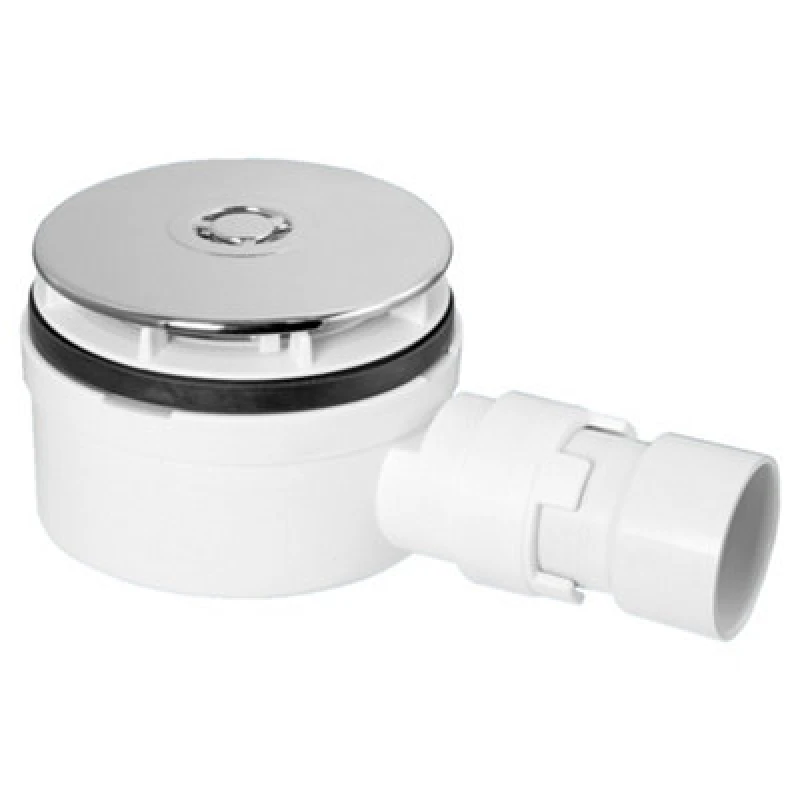 Image of McAlpine ST90CP10-NRV 90mm Shower Trap with Non-Return Valve White