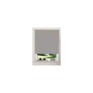 Image of Newedgeblinds - Thermal Light Greyout Roller Blinds (165cm Drop) Trimmable (Light Grey, 110cm (43.30'))