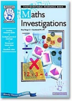 Image of Blueprints - Maths Investigations Key Stage 2 Scotland P4-P7 Photocopiable Resource Bank by David Clemson Paperback