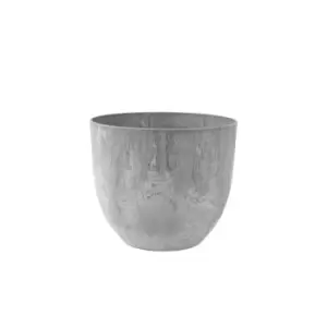 image of Ivyline Stone Bola Pot 29cm - Grey