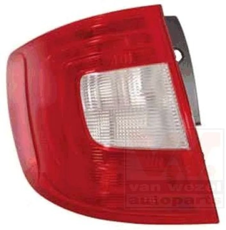 Image of VAN WEZEL 7636925 Rear light without bulb holder, Left Combination Rearlight (391)