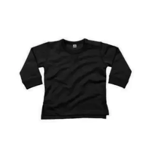 Image of Babybugz Baby Unisex Cotton Rich Sweatshirt (18-24 Months) (Black)