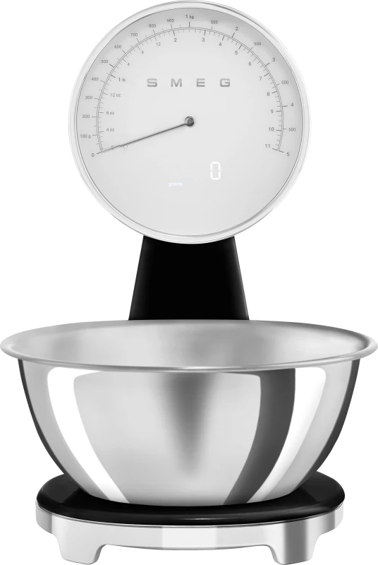 Image of Smeg 50's Style KSF01BLWW Kitchen Scales - Black
