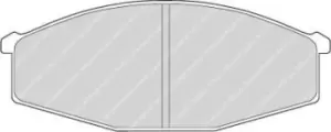 Image of Ferodo FDB643 Brake Pad Set Front Axle Premier Car