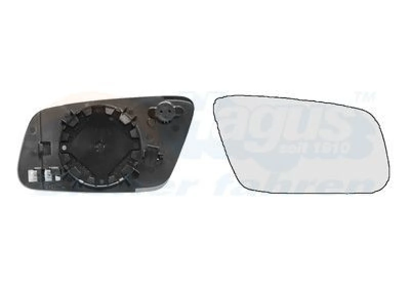 Image of VAN WEZEL Wing mirror glass VAN WEZEL 0317838