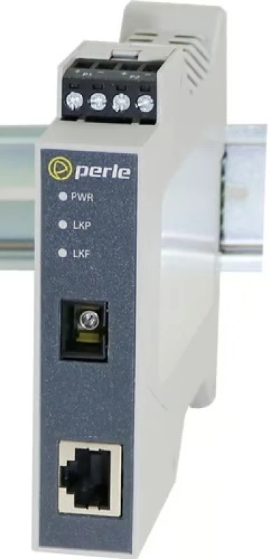 Image of Perle 05091110 network media converter 1550 nm Single-mode White. Grey