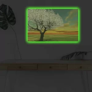 Image of 4570DHDACT-146 Multicolor Decorative LED Lighted Canvas Painting