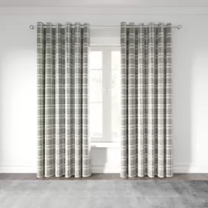 Image of Helena Springfield Harriet Lined Curtains 66" x 54", Mocha