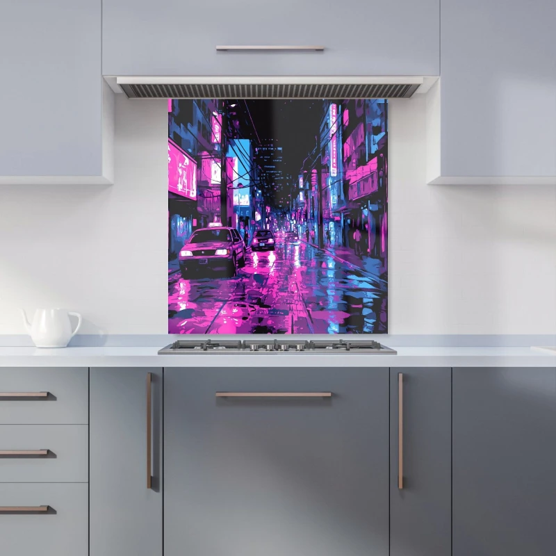 Image of Designer Kitchen Splashbacks Dante Mercer: 00001 Kitchen Splashback Size: 700mm x 650mm Multicolor Unisex 700mm x 650mm