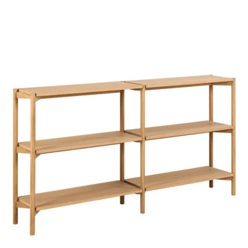 Image of Furniture To Go Braidwood Bookcase With 4 Shelves In Oak