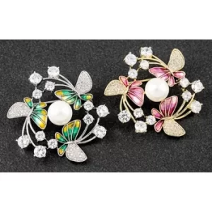 Image of Circle of Butterflies Brooch