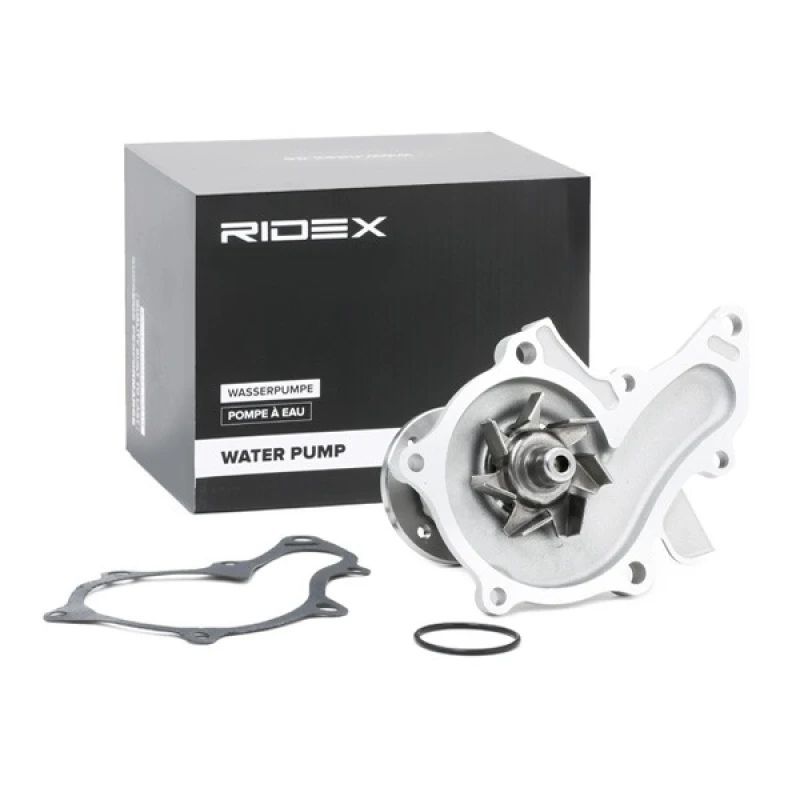 Image of RIDEX 1260W0117 Water pump without housing, Incl. Gasket Set Water Pump (1260)