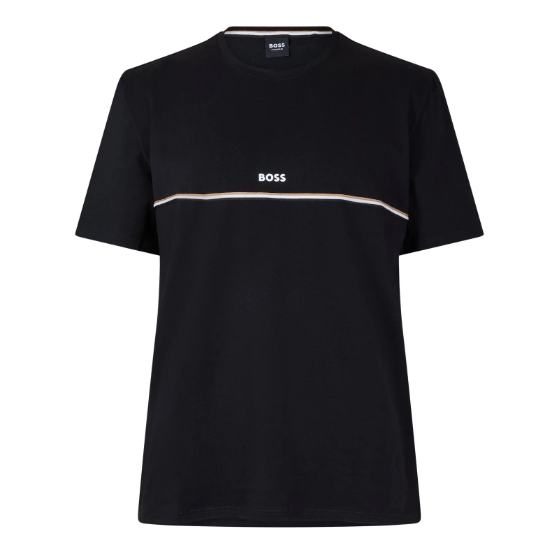 Image of Boss Unique T-Shirt 10259900 01 Regular Fit T-Shirts M Black 52746103390