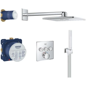 image of Grohe - Grohtherm SmartControl Perfect shower set with Rainshower 310 SmartActive Cube (34706000)