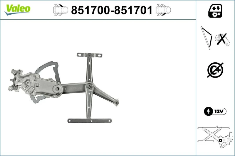 Image of Window regulator VALEO 851701