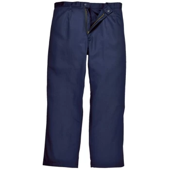 Image of Portwest - BZ30NATXXL - sz 2XL Bizweld Trousers - Navy