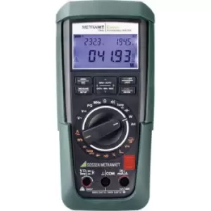 image of Gossen Metrawatt METRAHIT Energy Handheld multimeter Calibrated to (DAkkS standards) Digital CAT III 600 V, CAT IV 300 V Display (counts): 60000