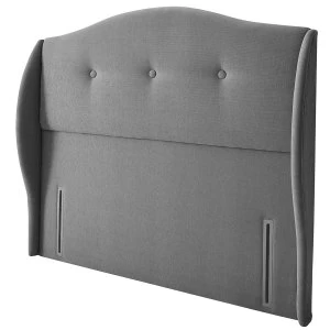 Image of Silentnight Camden Grey Headboard - Double
