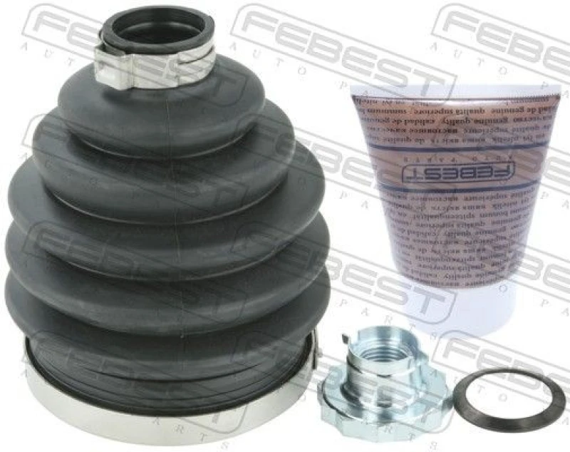 Image of FEBEST 2317P-9N5 CV Boot Rear Axle, PVC PVC Bellow,drive shaft (194)