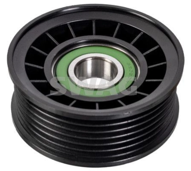 Image of SWAG 33 10 4515 Idler Pulley Plastic Deflection/Guide Pulley,v-ribbed belt (312)