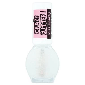 image of Miss Sporty Crazy Glitter Nail Polish 030 Be Crazy n Pink Multi