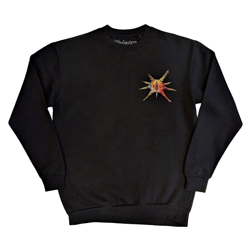 Image of Slipknot Mens The End So Far Band Figures Back Print Sweatshirt in Black Size: Medium Black Male M