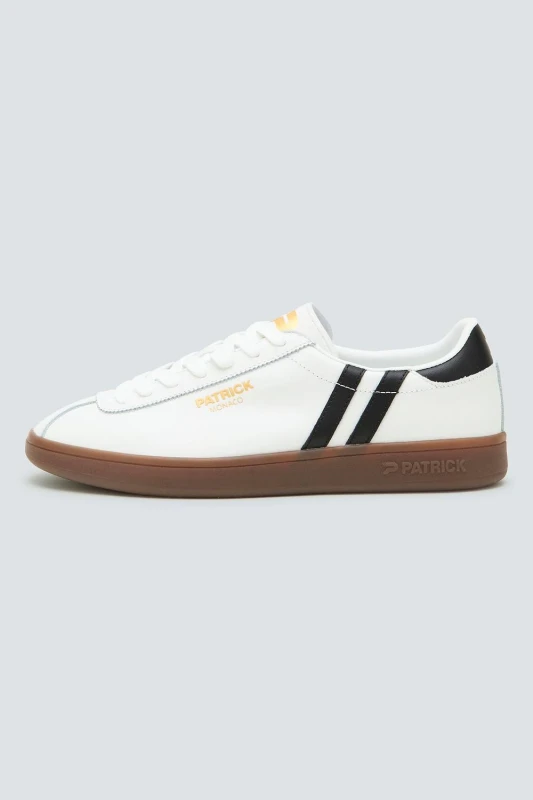 Image of Patrick Mens Monaco Court Trainers Black/White male 11 (46)